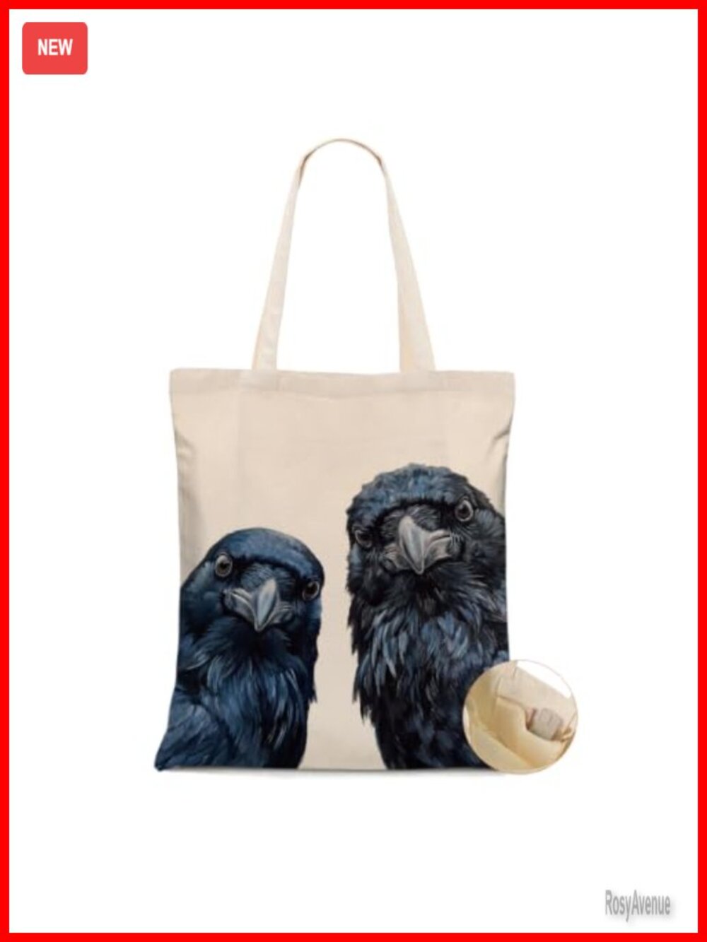 Canvas Tote Bag for Women Girls Animal Lover Gift Shoulder Bag Reusable